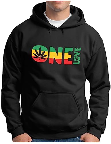 Sweat à capuche Reggae vêtement rasta Jamaica One Love pull homme grande taille