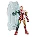 BLOKEES Model Kits Champion Class Marvel Infinity Saga Iron Man Mark LXXXV EX, 167-Piece Articulated Model Kit with Metallic Finish, Effects Parts, Display Base, Tool-Free Assembly, Ages 14+