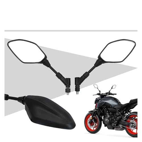Espejo retrovisor lateral con acabados mate para MT-09 2