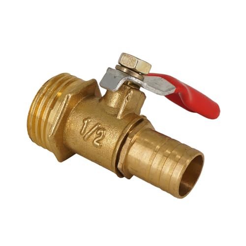 Brass Ball Valve Mini Shut Off Switch 1/2