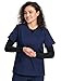 COZYFIT Scrub Undershirts Long Sleeve Women - Underscrub Comfort Tee with Soft Stretch Fabric, Black, 3XL