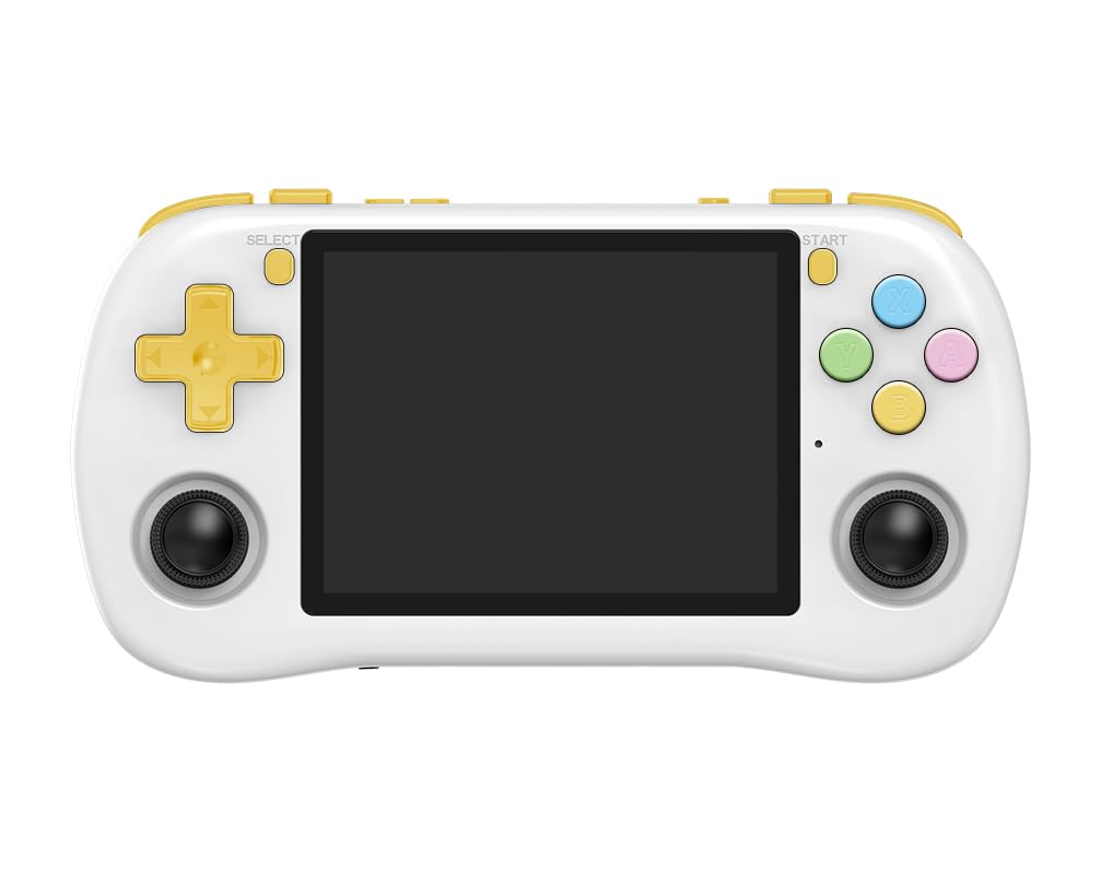 Amazon | Powkiddy X35H RK3566ハンドヘルドゲーム機 デュアルホール