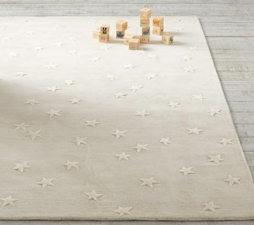 Tapete decorativo Star Skies 6x9 pies de lana miniatura 2