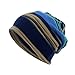 TWIOIOVE Mütze Damen Beanie Unisex Wintermütze Vintage Bunt Slouch-Beanie-Mütze Streifendruck Schal Kältebeständig Atmungsaktiv Unisex-Hüte Outdoor Cabrio Winddichte Baskenmützen