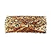 Produktbild Gwxevce Frauen Sport Yoga Knotted Center Breites Stirnband Vintage Leopard Elastic Headwrap
