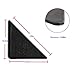 Zophen Rug Grippers for Floors, Anti Skid Gripper Keep Carpet Mat Corners Flat, Double Sided Anti Curling Non-Slip Washable Reusable Pads (8 pcs)