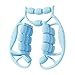 ChuYiElegance Portable Muscle Roller for Legs 24 Wheels Massage Tool for Neck and Arm, Blue