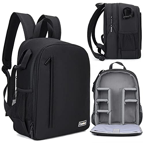 Cwatcun Camera Backpack Bag with Tripod Holder Anti-Theft Waterproof Camera Bag with 15.6' Laptop...