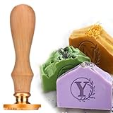 Palksky Personalized Soap Stamp - 26 Letter Custom Initial Multi-Functional Stamp for Homemade Soap - Supplies (Y, 1PCS)