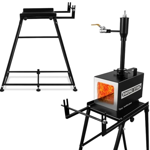 SIMOND Store Schmiede-Starter-Set, kompatibel mit Allen Schmiede-Sets, Stahlschmiede-Starter-Set, Propan-Schmiede-Set, Ständer, 30,5 cm, Heimschmiede-Starter-Set, Werkzeugständer
