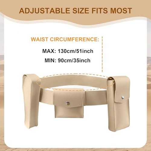 Adjustable Belt Holster for Women Queen Belt Costume Holster Costume with Pockets Cosplay Belts for Women Queen Warrior Cosplay Halloween Costume4