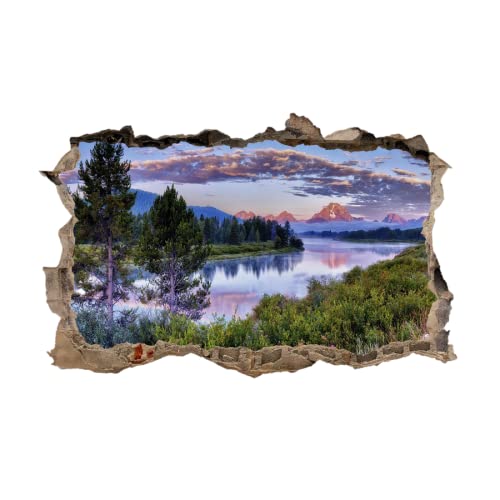 Vinilo decorativo 3D Nature Lake 66 cm x 45 cm