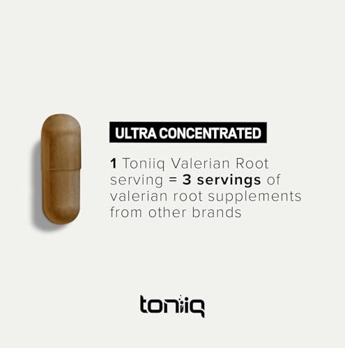 Toniiq Valerian Root Ultra High Potency Capsules