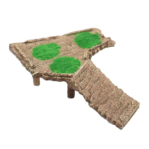 Cosiro カメ用日光浴用プラットフォーム 隠れ家 樹脂製 爬虫類 生息地 カメ登山プラットフォーム 水槽 造園 装飾