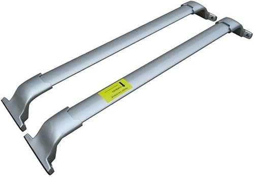 Miniatura 2 de FTAPACCE Barra transversal de 2 piezas para Maxus D90 LDV D90 2017-2024, portaequipajes elevado, portaequipajes de aluminio, bloqueable (plata mate)