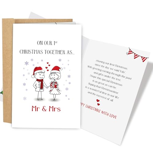 Naixiwen ʔt@[XgNX}XJ[h vȗp }`bN 1st Christmas Together Card Jbv\ECg nbs[NX}XJ[h ނւ̃Mtg ޏ