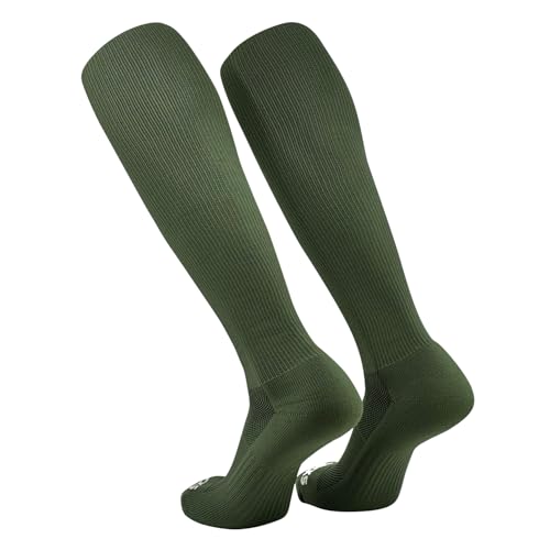 Elite Competitor Knee-High Long Sports Socks - Military Green2