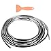 "N/A" 10M Strisce per Interni Auto Decorative, Strisce Decorative per Riempitivo Spazio Auto con Strumento di Installazione, Argento,Installazione Senza Colla
