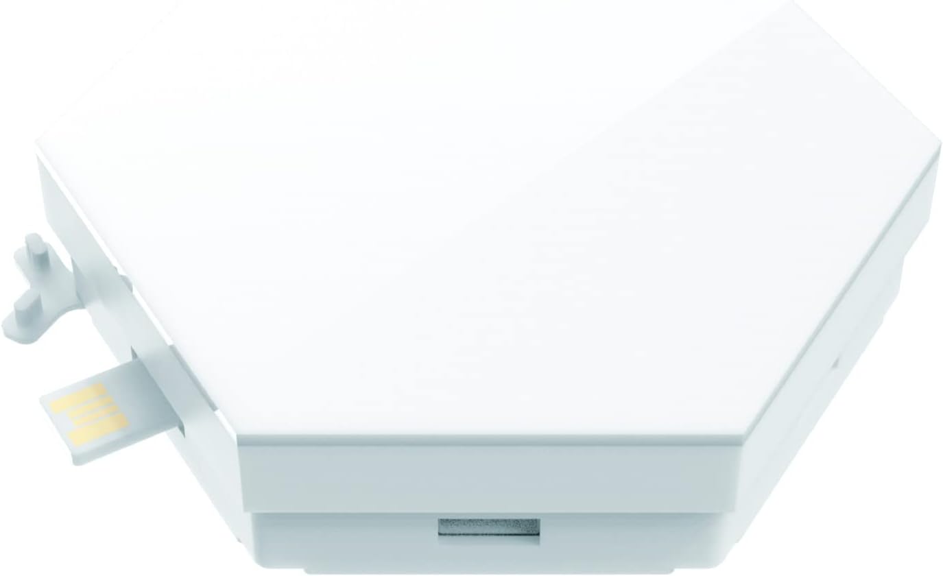 GE LED+ Color Changing LED Hexagon Tile Panels with Remote, No App or Wi-Fi Required, Linking Compatible (6 Pack)