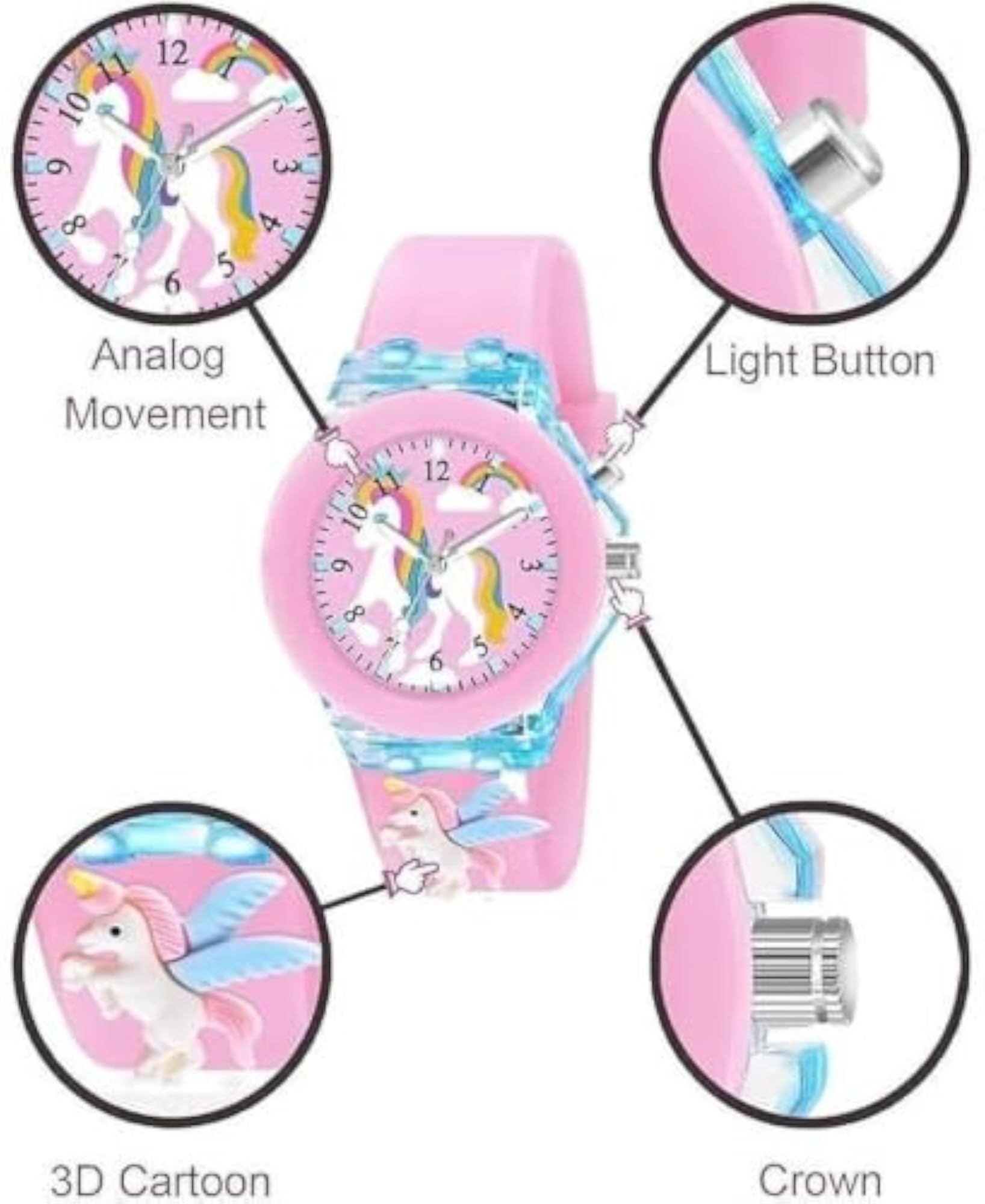 Kids Analog Watch, Stylish and Functional