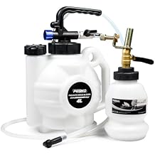 Brake Bleeder Kit One Person, 4L Vacuum Brake Fluid Extractor Pump One Person, Pneumatic Oil Changer Vacuum Fluid Extractor for Automotive Fluids Vacuum Evacuation