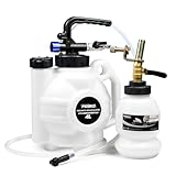 PESIKO Brake Bleeder Kit One Person, 4L Vacuum Brake Fluid Extractor Pump One...