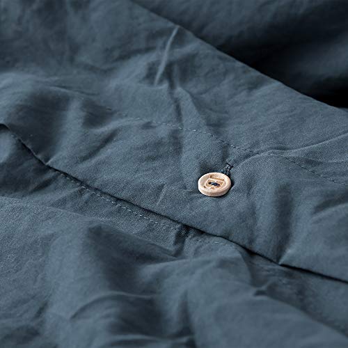 Duvet Cover - Natural Loft King - Nightfall Navy