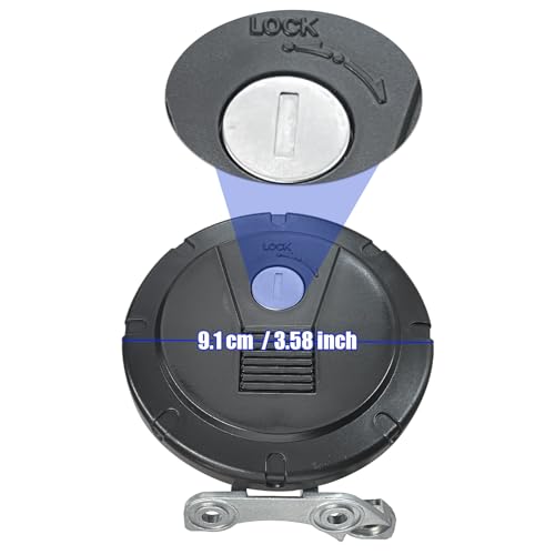 51049-0047 Motorcycle Fuel Tank Gas Cap Cover Lock Lid With Key Kit Fit for Kawasaki KL110 KLR250 KL650 KLR650 KL250G KLX125 KLX250 KLX250S KLX250SF KLX650 KLX650 KMX125 KMX200 Replacement - Image 5