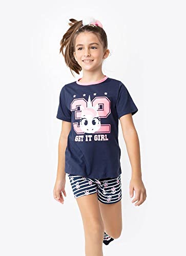 Pijama Curto Algodão Teen Unicórnio - Puket