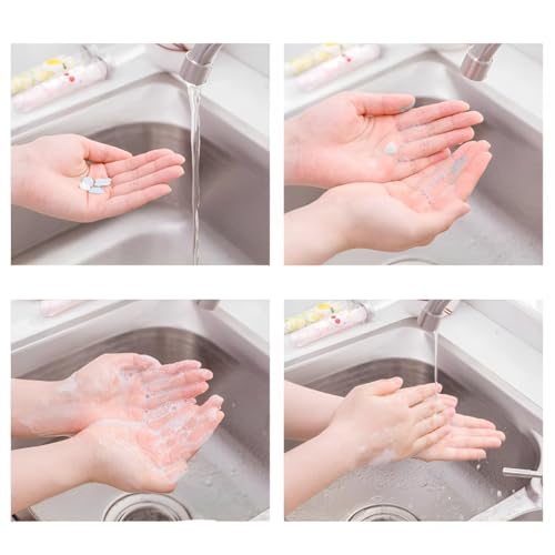Image of Carrot - Design Paper Soap - Portable & Travel-Friendly Hand Wash, Mixed Fragrance Paper Sheets, Gentle on All Skin Types, Dissolves Easily, Hygienic and Travel-Friendly (Pack of 2, Color may Vary)