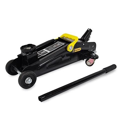 RocwooD Trolley Jack 2 Ton Tonne Hydraulic Floor Lifting Lift Car Van Garage Repair Tool Portable Workshop Equipment Steel Lifting Range 135mm - 325mm