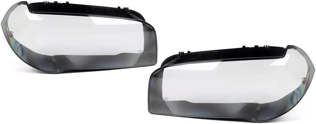 Car Head light Lens Cover compatible For BMW E83 X3 Sport 2004 2005 2006 2007 2008 2009 2010 Lampshade Left Right A Pair Front Head light Lens Automotive DRL Shell