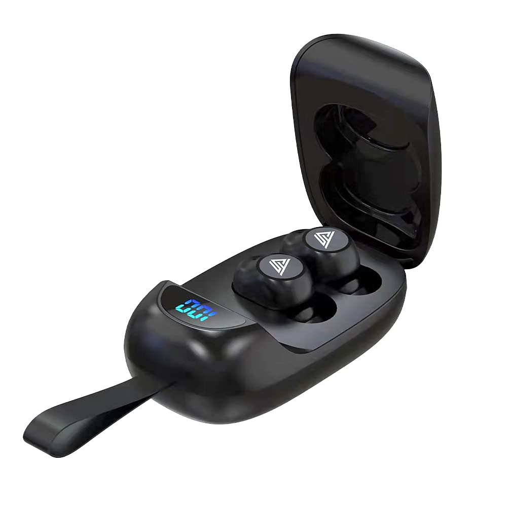 TimbreSonic AerDock TWS Earphone Hands- Free Connectivity, Voice Assistant, Passive Noise Cancelling Technology (Black)