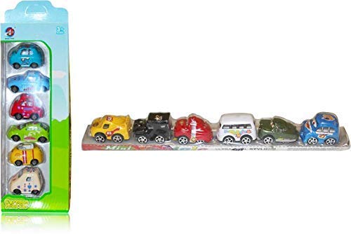 Fashion Passion India Sports Car Die - Cast Pull Back Action Vehicles Play Set - Pack of 6