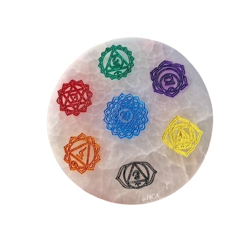 Plaque de chargement en sélénite agate cristal pour recharger les pierres