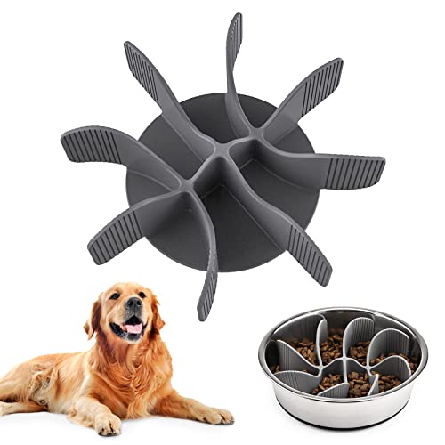 PETTOM Comedero Perros Lento, Comedero Antivoracidad Perro Slow Feeder Dog Bowl Accesorios