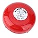 CB-6B 95dB 5.9in Electric Round Fire Alarm Bell, Aluminum Base for School, Home, and Factory Security Ideal for Elevators, Industrial, and Construction Applications (DC 24V)
