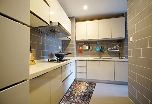 Tapis de cuisine antidérapant imperméable et lavable en machine - 4
