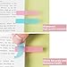 4200 Pcs Book Tabs for Annotating, Sticky Tabs Transparent Sticky Notes, Colorful Morandi Page Markers for Notebooks, Multi-Colored Writable and Repositionable Book Flags Strip