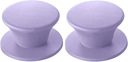 JoyTube Pomo universal de repuesto para tapas de sartén, cubierta de silicona resistente al calor, asas de sujeción, sin BPA, aptas para