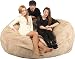 Pokrowiec na krzesło worek fasoli, Leżak Fotel BeanBag ze sztucznego futra bez wypełnienia Gigantyczna, miękka, przenośna sofa do salonu (około 2 metrów sześciennych wypełnienia)