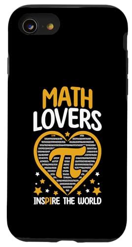 Math Love Inspire The World 3.14 ���w�̓� Happy Pi Day �X�}�z�P�[�X iPhone SE (2020) / 7 / 8 �p