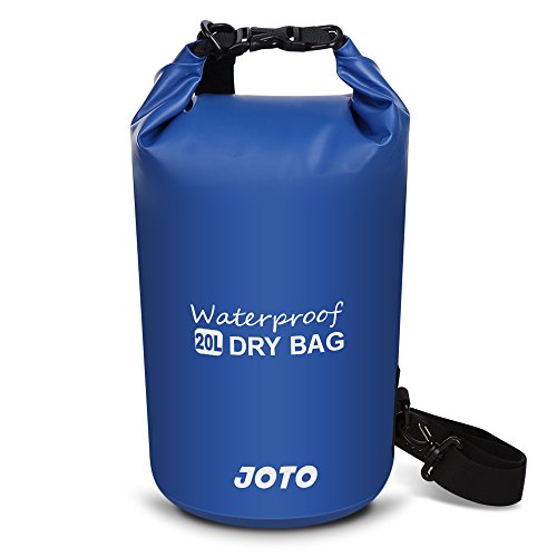 JOTO Dry Bag Sack Backpack 20L Waterproof Dry Bag for Outdoor Activities - Perfect for Boating, Kayaking, Fishing, Rafting, Hiking, Swimming, Floating, Camping [ 20L Floating Dry Bag ] (Navy Blue)