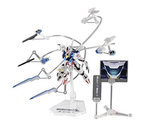 Altezza: circa 12,5 cm. TAMASHII NATIONS, Action figure Mobile Suit Gundam: La strega di Mercurio, XVX-016 Gundam Aerial ver. A.N.I.M.E., ed. 15° anniversario di Robot Spirits, Bandai Spirits/Robot Spirits