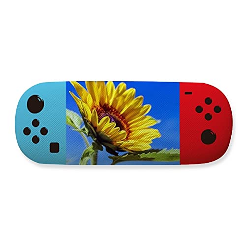 Étui de rangement pour lunettes tournesols bleu ciel de soleil vue