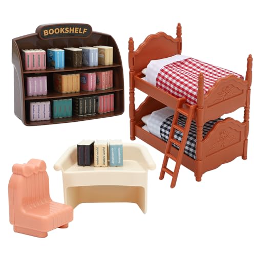 Accessoires scolaires maison de poupée ONEST mini fournitures 7 pièces