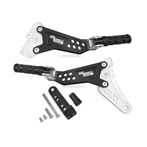 Pédale pied arrière de moto antidérapante en alliage d'aluminium CT125