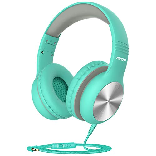 Mpow CH6 Pro Kids Headphones Over-Ear, Wired Headphones for Teens Girls Boys, HD