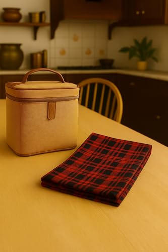 Image of 100% Cotton Hand Towels - Soft • Absorbent • Quick Dry - Everyday Use100% Pure Cotton Towel (Good TIME RED, 18 X 24)