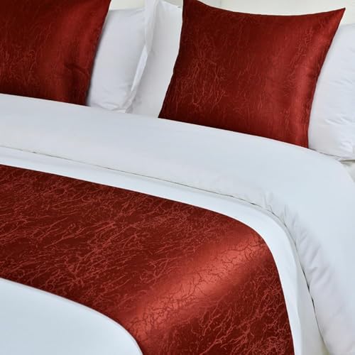 Taies d'oreiller de lit vert 50x50 pour chemin de lit luxueux durable - 3